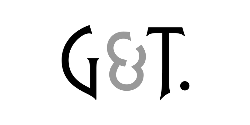 G&T monogram with a different ampersand.