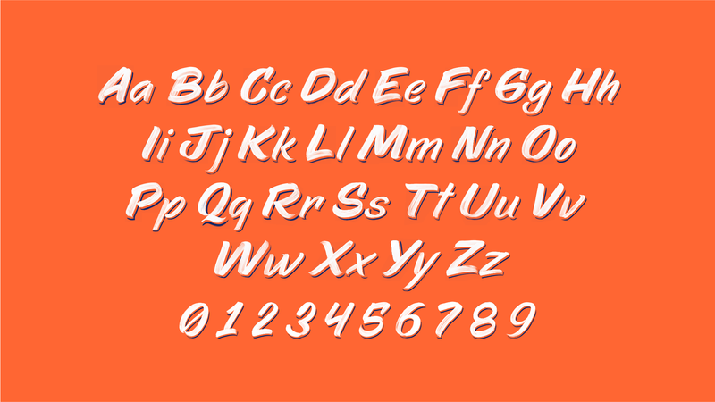 Character set of the Agave typeface